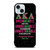 ALPHA KAPPA ALPHA QUOTE iPhone 15 Case Cover