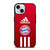 BAYERN MUNCHEN FC ADIDAS STRIPES iPhone 15 Case Cover