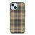 BROWN TARTAN PLAID PATTERN iPhone 15 Case Cover