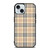 CREAM TARTAN PATTERN iPhone 15 Case Cover