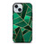 EMERALD AND COPPER GEOMETRIC PATTERN iPhone 15 Case Cover