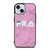 FILA SPORT PINK MARBLE LOGO iPhone 15 Case Cover