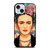FRIDA KAHLO FACE COLORFUL ART iPhone 15 Case Cover