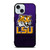 LSU TIGERS WOODEN LOGO iPhone 15 Case Cover