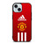 MANCHESTER UNITED FC ADIDAS STRIPES iPhone 15 Case Cover