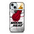 MIAMI HEAT ART LOGO iPhone 15 Case Cover