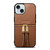 MICHAEL KORS MK LOGO BACKPACK BAG BROWN iPhone 15 Case Cover