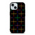 NEON DIAMONDS PATTERN iPhone 15 Case Cover NEON DIAMONDS PATTERN iPhone 15 Case Cover