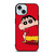 SHIN CHAN RED MINIMALIST iPhone 15 Case Cover