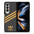 ADIDAS ORIGINALS STRIPES BLACK ORANGE Samsung Galaxy Z Fold 4 Case Cover ADIDAS ORIGINALS STRIPES BLACK ORANGE Samsung Galaxy Z Fold 4 Case Cover