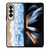 BLUE BEACH WAVES Samsung Galaxy Z Fold 4 Case Cover