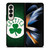 BOSTON CELTICS LEAF LOGO Samsung Galaxy Z Fold 4 Case Cover BOSTON CELTICS LEAF LOGO Samsung Galaxy Z Fold 4 Case Cover