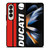DUCATI MOTOR VERTICAL LOGO Samsung Galaxy Z Fold 4 Case Cover