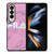 FILA SPORT PINK MARBLE LOGO Samsung Galaxy Z Fold 4 Case Cover
