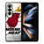 MIAMI HEAT ART LOGO Samsung Galaxy Z Fold 4 Case Cover