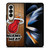 MIAMI HEAT WOODEN LOGO NBA Samsung Galaxy Z Fold 4 Case Cover
