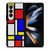 MONDRIAN COLORFUL LAYOUT Samsung Galaxy Z Fold 4 Case Cover