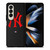 NEW YORK YANKEES STITCHING LEATHER Samsung Galaxy Z Fold 4 Case Cover