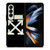 OFF WHITE TAPE LOGO Samsung Galaxy Z Fold 4 Case Cover