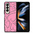 PINK LOVE BRUSHES PATTERN Samsung Galaxy Z Fold 4 Case Cover