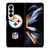 PITTSBURGH STEELERS NFL ICON Samsung Galaxy Z Fold 4 Case Cover