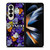 PURPLE FLOWERS COACH NEW YORK Samsung Galaxy Z Fold 4 Case Cover