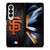 SAN FRANCISCO GIANTS METAL LOGO Samsung Galaxy Z Fold 4 Case Cover