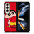 SHIN CHAN RED MINIMALIST Samsung Galaxy Z Fold 4 Case Cover