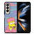 TIE DYE PATTERN BART SIMPSON Samsung Galaxy Z Fold 4 Case Cover