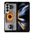 VINTAGE RADIO SILVER METAL Samsung Galaxy Z Fold 4 Case Cover
