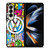 VW STICKER BOMB LOGO Samsung Galaxy Z Fold 4 Case Cover
