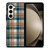 CHECK CLASSIC DARK PLAID FABRIC TEXTURES Samsung Galaxy Z Fold 5 Case Cover