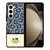 COACH NEW YORK BLUE FLORAL BATIK Samsung Galaxy Z Fold 5 Case Cover