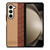 COACH NEW YORK BROWN LEATHER Samsung Galaxy Z Fold 5 Case Cover
