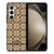COACH NEW YORK BROWN Samsung Galaxy Z Fold 5 Case Cover