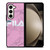 FILA SPORT PINK MARBLE LOGO Samsung Galaxy Z Fold 5 Case Cover