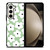 GREEN RETRO FLORAL PATTERN Samsung Galaxy Z Fold 5 Case Cover GREEN RETRO FLORAL PATTERN Samsung Galaxy Z Fold 5 Case Cover