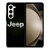 JEEP GREEN CARBON LOGO Samsung Galaxy Z Fold 5 Case Cover