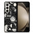 LUNAR PATTERN BLACK WHITE Samsung Galaxy Z Fold 5 Case Cover