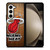 MIAMI HEAT WOODEN LOGO NBA Samsung Galaxy Z Fold 5 Case Cover