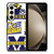 MICHIGAN WOLVERINES STICKER COLLAGE Samsung Galaxy Z Fold 5 Case Cover