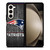NEW ENGLAND PATRIOTS WOODEN LOGO Samsung Galaxy Z Fold 5 Case Cover