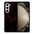 RED NEON LIGHTNING PATTERN Samsung Galaxy Z Fold 5 Case Cover