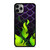 MALEFICENT GREEN FLAMES PATTERN iPhone 11 Pro Max Case Cover