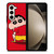 SHIN CHAN RED MINIMALIST Samsung Galaxy Z Fold 5 Case Cover