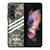 ADIDAS ORIGINALS STRIPES GREY CAMO Samsung Galaxy Z Fold 3 Case Cover