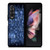 BLUE STYLISH BINARY CODE Samsung Galaxy Z Fold 3 Case Cover
