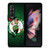 BOSTON CELTICS WOODEN LOGO Samsung Galaxy Z Fold 3 Case Cover