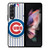 CHICAGO CUBS LOGO JERSEY Samsung Galaxy Z Fold 3 Case Cover