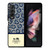COACH NEW YORK BLUE FLORAL BATIK Samsung Galaxy Z Fold 3 Case Cover